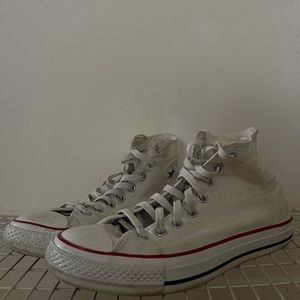 white high top converse